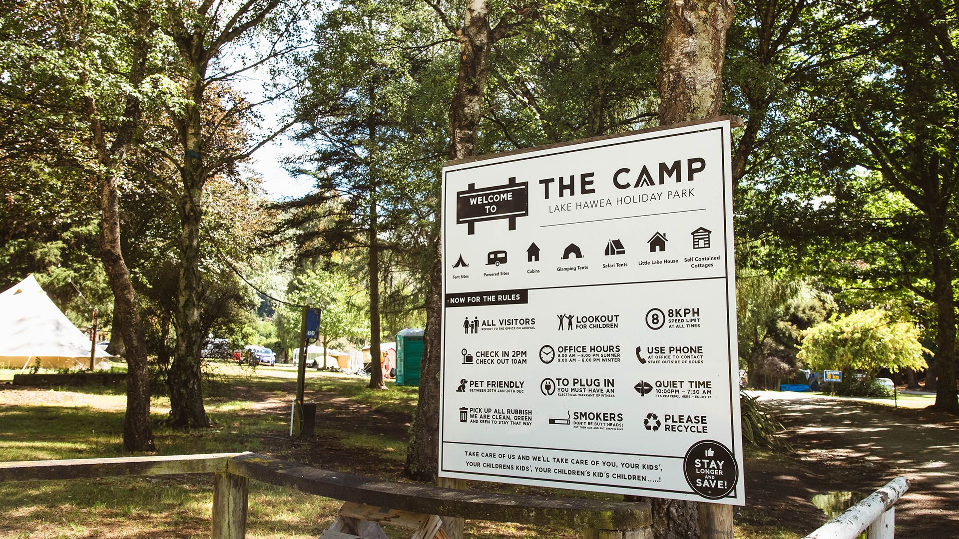 Sign at The Camp